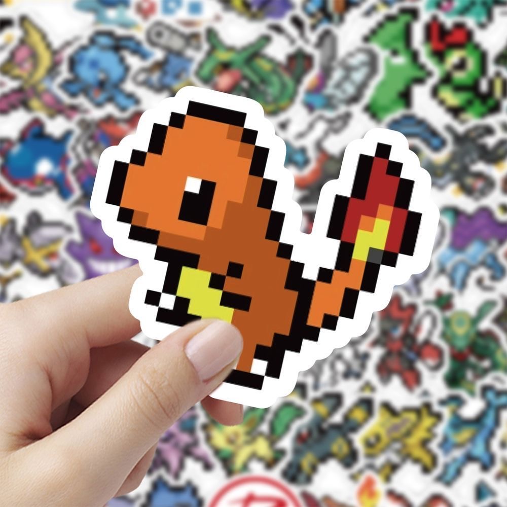 60 sztuk naklejek Pixel Pokémo – Tablet Cute Accessories recenzja i cena