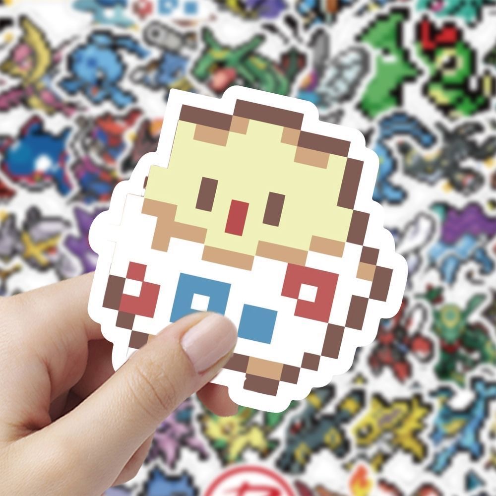 60 sztuk naklejek Pixel Pokémo – Tablet Cute Accessories recenzja i cena