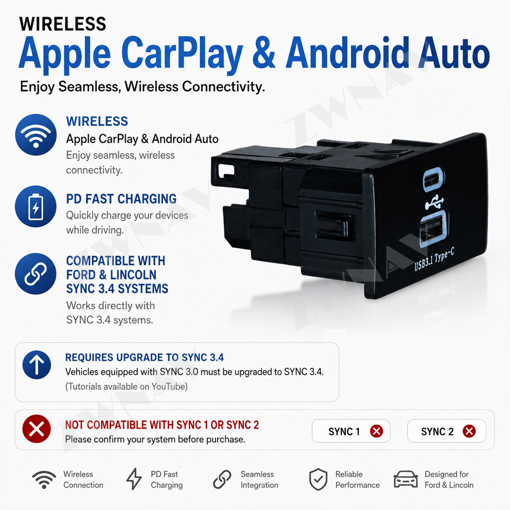 Bezprzewodowy adapter CarPlay  – Usb Hub Type C recenzja i cena