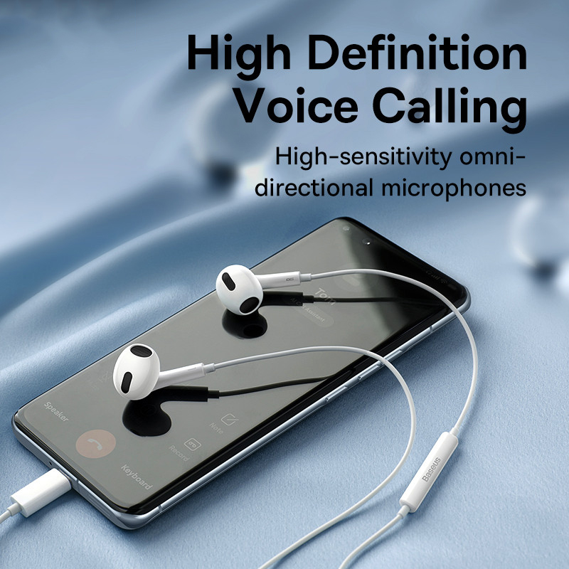 Baseus C17 Type-C Słuchawki do – Wired Earphone Lightning recenzja i cena