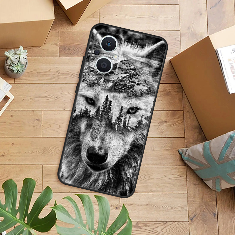 Etui z motywem zwierząt: lew,  – Oppo Reno 12 recenzja i cena