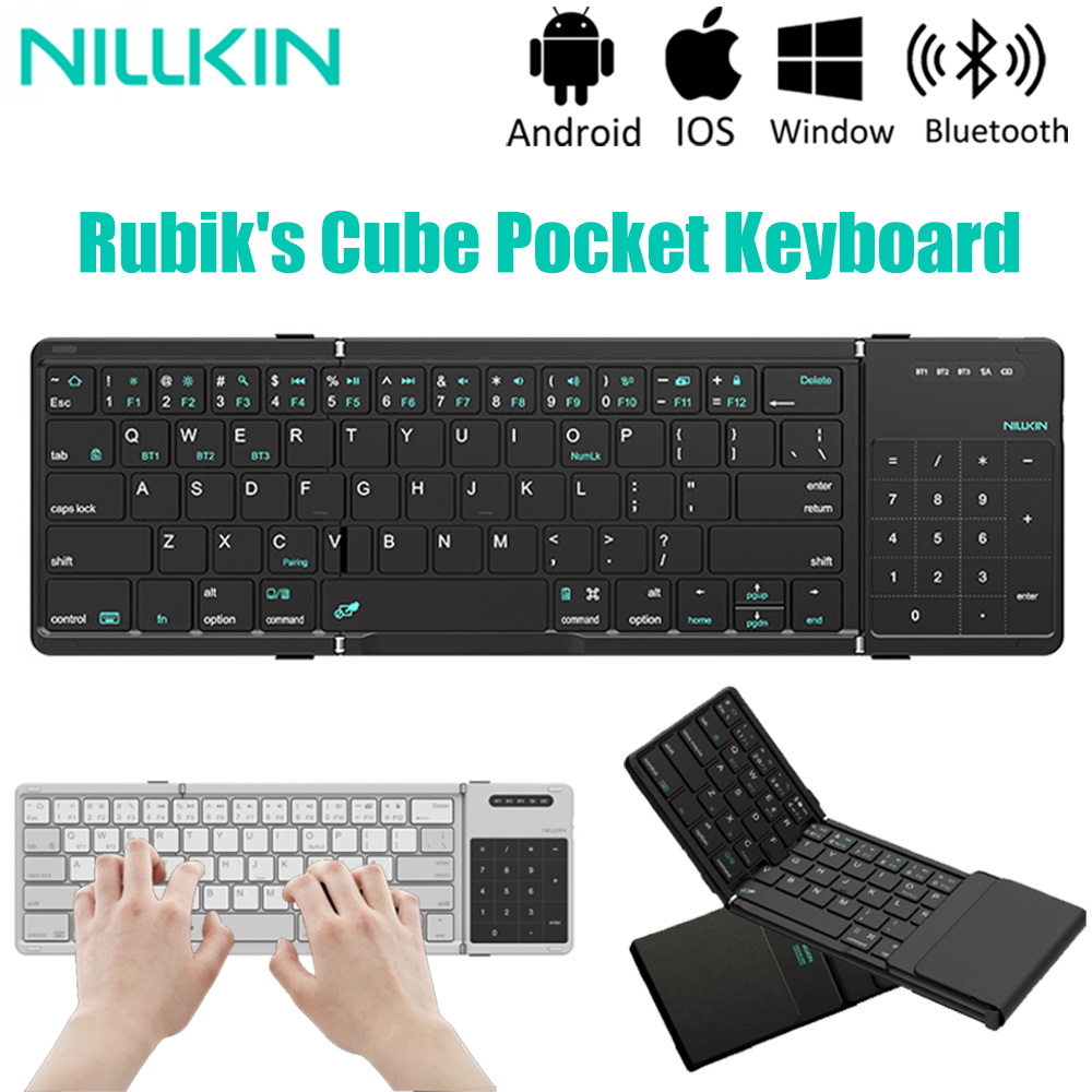 Składana bezprzewodowa klawiat – Android Tablet Gaming Accessories recenzja i cena